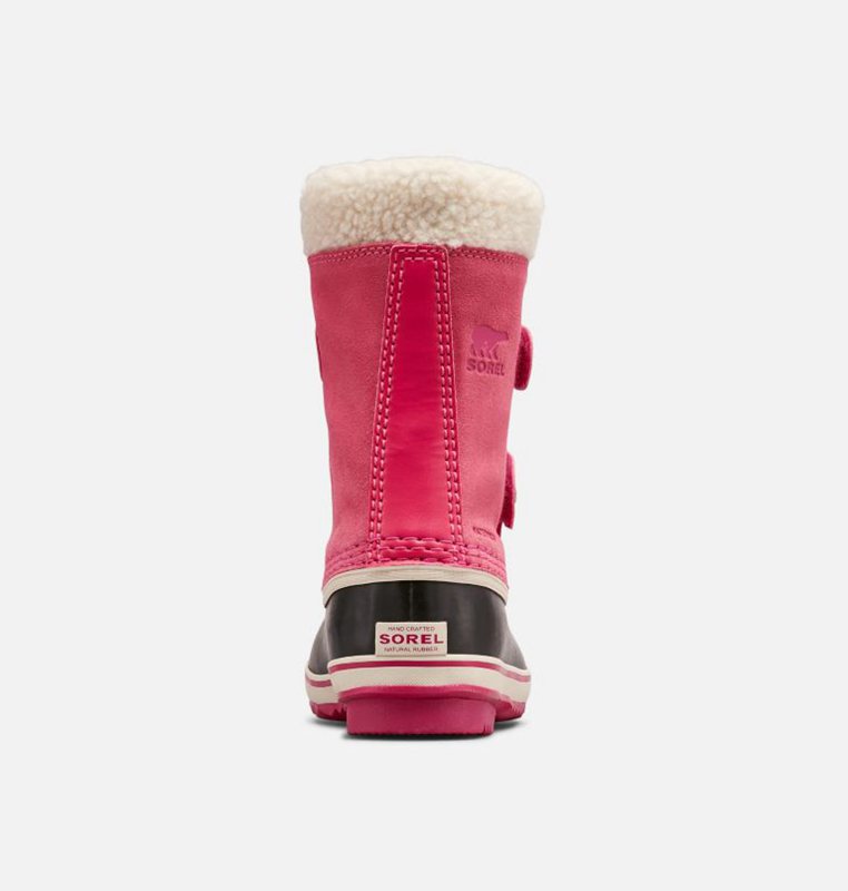 Kids Snow Boots Pink/Black - Sorel Childrens 1964 Pac™ Strap - 835-CNPMKH